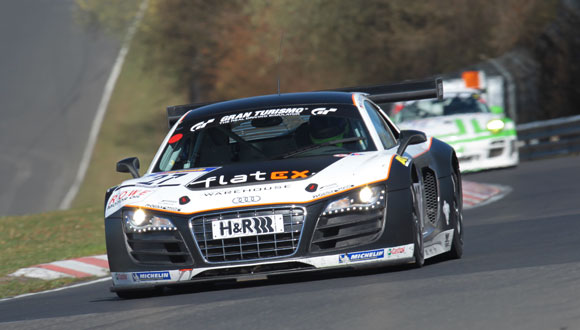 アウディ R8 LMS チームロズベルグ ADAC GTマスターズ #7 2010
